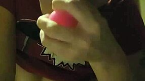 Video from some months ago playing with my star dildo thong on