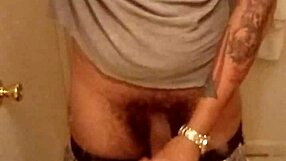 Teasing camera with big European cock?