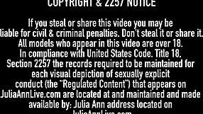 milf julia ann and cherie deville lick ass in lingerie 3some