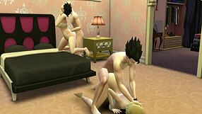 Dragon ball hentai episode 18 features videl and no 18 in hot wife swap fucking like mature cheating bitches ntr