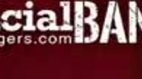 Interracial crew covers Kiara Lord’s stretched pussy after banging