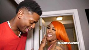 Thick Ebony Booty Liyah The Bunni Teases With Her Big Ass Before Fucking Stretch 3X