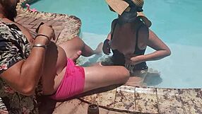 Random Guy's Provocative Pool Blowjob Adventure