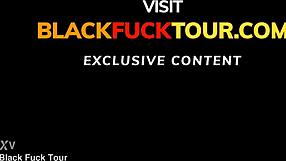 Amateur black babe gets dicked down hard and sloppy during casting