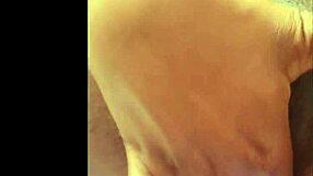 Ebony woman chats online while touching herself