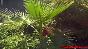 Busty skank contrasts fantasy with rough maledom fucking in roleplay