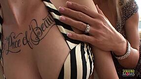 I see sexy lesbians cum from fingering