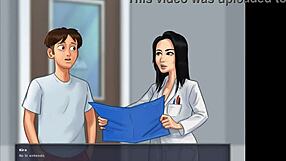 3D animated game continues with a steamy scene with a curvaceous teen and her science teacher