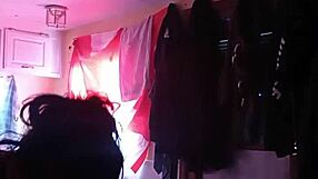 She sucks a deep load of cum.