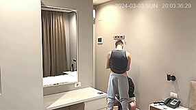 Spy camera reveals girlfriend cheating with baywatch guy in doggystyle