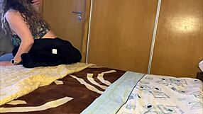 fat curvy chubby girl with big tits and ass gets caught fucking in threesome group