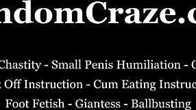 Femdom BDSM training for a submissive sex slave