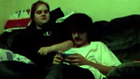 Wife and husband share intimate moments at home