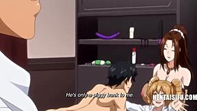 Teen 18+ Titty Fucks For Cum And Money In Uncensored Anime