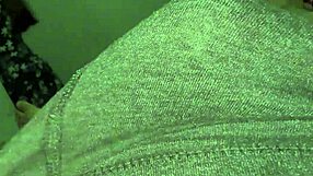 My stepsister enters my room uninvited, and I grope her huge ass to touch her pussy and ride her