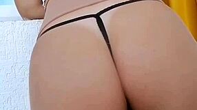 morning sweet play with my young 18+ pussy, oops... so wet already. can't stop touchin' myself in nylon close up.