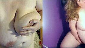 sister bbw chats on video with big ass in pov