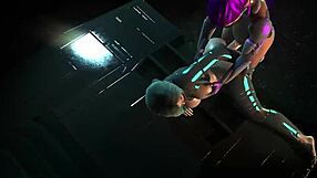 Futa3dx futanari babe gets fucked by big dicked friend