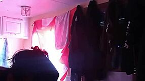 She sucks a deep load of cum.