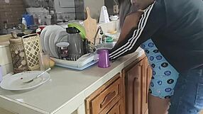 Blindfolded wife enjoys hardcore sex with her stepbrother