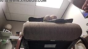 Intense anal fucking with big black cock leads to creampie cumshot