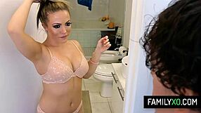 Blonde Milf Stepmom Carmen Valentina Fucking With Her Stepson!