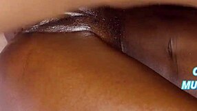 Ebony Petite In Missionary Creampie Fuck