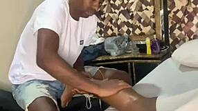 Visiting the swing house in Rio for a couple's massage.