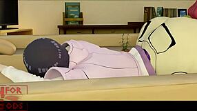 Hinata Sleeps Through Rough Anal In Wild Hentai Scene