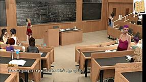 Blonde Teen 18+ Chick Route In Being A Dik Game