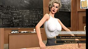 Blonde Teen 18+ Chick Route In Being A Dik Game