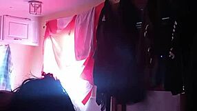 She sucks a deep load of cum.