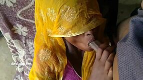 Desi Indian wife gets pussy licked and fucked doggystyle.