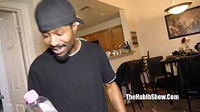 I watch Hazel Marie strip and perform with Chris Cardio.