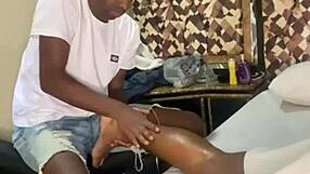 Visiting the swing house in Rio for a couple's massage.