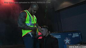 Skyy Knox says, Fuck that submissive gay toy hard, as Jason Vario pounds him doggystyle with his monster cock