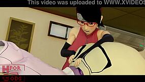 Hinata Sleeps Through Rough Anal In Wild Hentai Scene