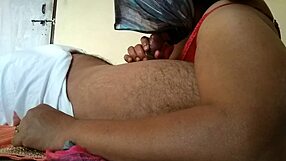 Hot Indian bhabhi gives a blow job and gets fucked in public