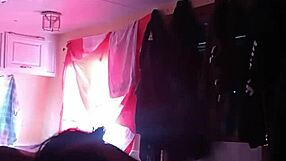 She sucks a deep load of cum.