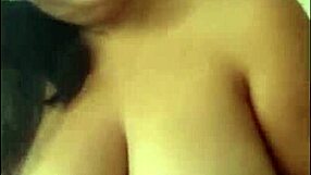 I savored my best cum swallow with big tits in slow motion