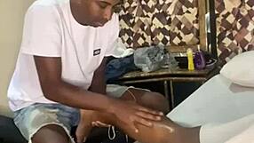 Visiting the swing house in Rio for a couple's massage.