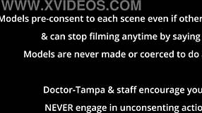 Freshman donna leigh orgasms hard from vibrator by nurses in hospital for college.