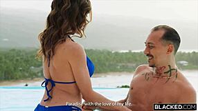 Blacked hotwife Malena takes two thick BBCs in DP