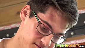 Diego Alvaros and Jay Sheen get oiled massages and handjobs outdoors.