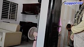 Næsten fanget i at kneppe med sæd i munden