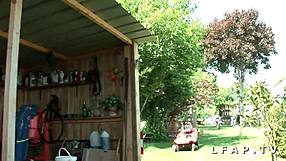 i watch jolie petite 18+ get taken in a trio