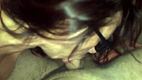 mature milf deepthroats big cock sucking