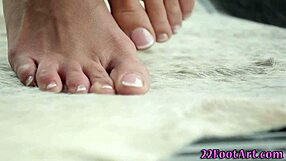 i love how this babe's stocking feet tug my cock to a cumshot