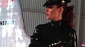 did these two lesbian friends really have fun with strap-ons in the warehouse?