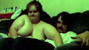 Wife and husband share intimate moments at home